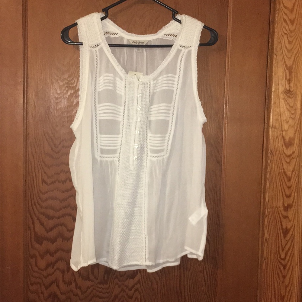 Sheer White Top